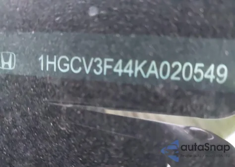 2019 Honda Accord Hybrid Ex из США, поврежденный, VIN 1HGCV3F44KA020549